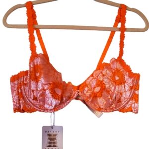 New Savage X Fenty Pearly Purple Poppylicious Bra Bralette Size 38C NWT